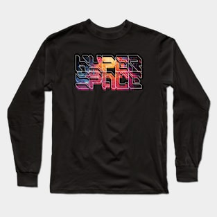 Hyperspace - Futuristic Design Long Sleeve T-Shirt